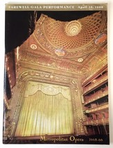 Metropolitan Opera Gala FAREWELL PERFORMANCE SOUVENIR PROGRAM APRIL 16, ... - £58.57 GBP