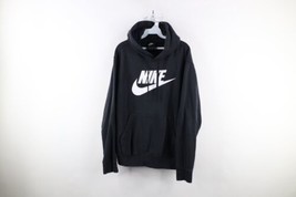 Vtg Nike Mens Medium Distressed Travis Scott Big Swoosh Logo Hoodie Sweatshirt - £54.45 GBP