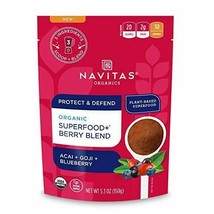 Navitas Organics Superfood+ Berry Blend for Immune Support (Acai + Goji + Blu... - £15.84 GBP