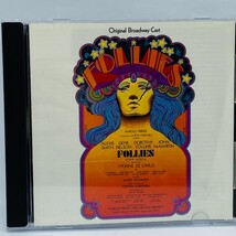 Original Broadway Cast Follies CD By Stephen Sondheim With Jewel Case - $88.33 MXN