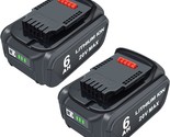 Rocivic 2 Packs 6.0Ah 20V Replacement Battery For 20 Volt Dcb200 Dcb201 ... - £61.29 GBP