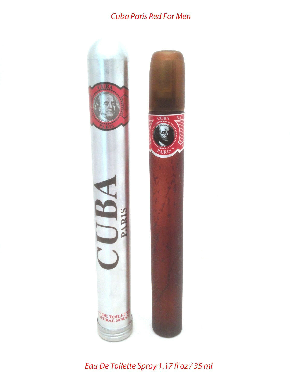 *CUBA RED*Cologne for Men by Cuba Paris EDT Spray 1.17 oz New in Box - $6.43