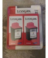 Lexmark 80 Original Twin Pack Color Inkjet Cartridges 12A1980 - $5.89