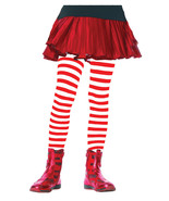 Leg Avenue&#39;s Children&#39;s Striped Tights, Red/White, X-Large - $1,208.90 MXN