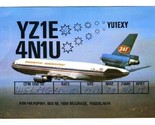 JAT DC-10 QSL Card YU1EXY Jugolovenski Aerotransport - £7.00 GBP