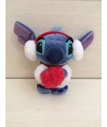 Disney Stitch Christmas Snow Winter Plush Doll. pretty. Rare item - £16.01 GBP