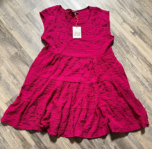 Knox Rose Boho A-Line Dress Magenta Medium Pockets Wedding Graduation Su... - $11.64