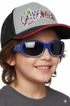 Marvel Avengers Kids Baseball Hat Cap (OSFM) + 1 Pair Sunglasses Gift Se... - $19.79