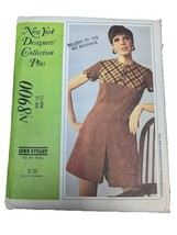 Pantdress Jumpsuit McCall’s Vintage Sewing Pattern 8900  12  NY Designer - £18.01 GBP