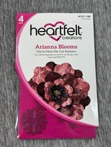 Heartfelt Creations Arianna Blooms Flower Craft Dies 4 pcs HCD1-748 Card... - $24.74