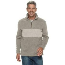 Haggar Quarter-Zip Sweater Fleece Pullover, Size Large - $14.85