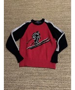 Ralph Lauren Vintage Polo Ski Santa Knit Sweater Size Medium Wool By - $264.03 CAD