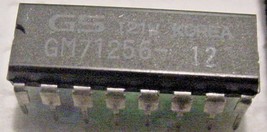 1  Gold Star Sold Out GM71256-12 256K x 1-bit NMOS DRAM, IC for IBM PC, ... - £4.67 GBP
