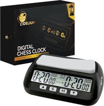 Digital Chess Clock - Portable Timer with Tournament and Bonus Time Features - £27.17 GBP