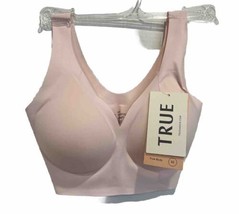 True &amp; Co. True Body &quot;Boost&quot; V-Neck Wireless Bra Size XS Pink 14826 NWT - £12.55 GBP