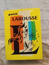 Petit Larousse French Illustrated Dictionary Encyclopedia Vintage 1965 HCDJ Book - £27.24 GBP