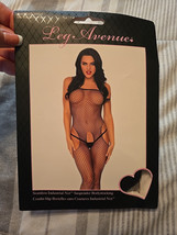 Leg Avenue Bodystocking Fishnet Lingerie 80&#39;s Cosplay (G) - $18.60