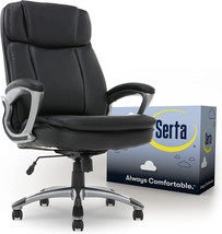 Serta Big &amp; Tall Executive Office Chair High Back All Day Comfort Ergonomic - $295.99