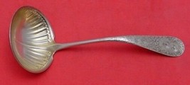 Antique Engraved by Whiting Sterling Silver Gravy Ladle #8 GW Geometric ... - $157.41
