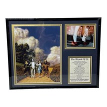 Vintage Wizard Of Oz Legends Never Die Collector&#39;s Matted Framed Art Rub... - £36.76 GBP