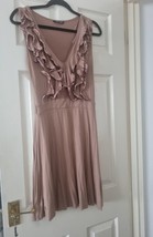 Floaty Size 8 Ruffled Dress Select Jersey - £6.85 GBP