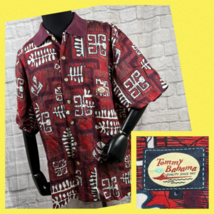 Vintage Tommy Bahama Tapa Stampa Camicia Hawaiana Uomo Grande Made IN Hi... - $51.18