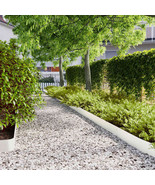 vidaXL Lawn Edgings 50 pcs White 5.9x40.6&quot; Cold-rolled Steel - $810.90 CAD