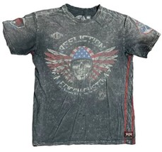 Affliction  American Customs Tee Skull Graphic Mens Size Large - £24.56 GBP