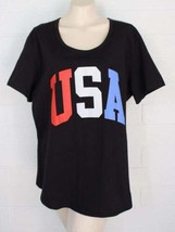 NWT General Standard Size XL Navy Blue Red White USA Patriotic Ladies T-... - $16.78