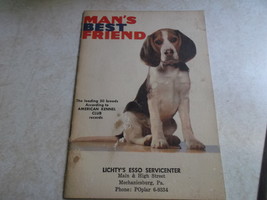 Esso Man's Best Friend Advertising Booklet from Mechanicsburg PA Garage - $15.00