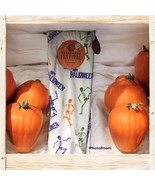 White Throw Blanket Skelton Happy Halloween Festival  NEW With Tag Soft ... - $23.27