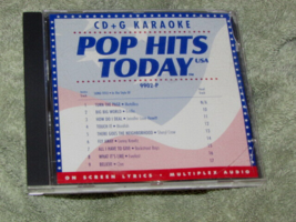 POP HITS TODAY USA 9902-P lyrics on screen Karaoke CD + G (case2-32) - £6.19 GBP