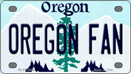 Oregon Fan Novelty Mini Metal License Plate Tag - $14.95