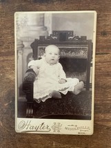 Vintage Cabinet Card.  Baby-sitting. Hayter in Middleville, Michigan - £14.32 GBP