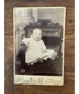 Vintage Cabinet Card.  Baby-sitting. Hayter in Middleville, Michigan - £13.94 GBP