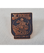 Vintage JEROME Copper Town Ball Lapel Pin Focus Arizona Formal Ball - €8,56 EUR