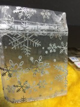 100pieces Snowflake drawstring bags,12*9cm Chocolate Packaging Bags,Cand... - $9.80