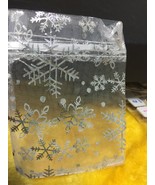 100pieces Snowflake drawstring bags,12*9cm Chocolate Packaging Bags,Cand... - $9.80