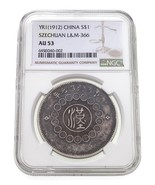 An 1 (1912) Chine S $1 Dollar Szechuan L&amp;M-366 Classé Par NGC Comme AU53 - $2,590.62 CAD