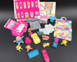 Barbie Toy Store Accessory Lot 1998 Toys Cash Register Shopping Bags Money - £23.44 GBP