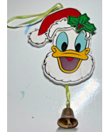 Vintage Kurt Adler Disney Donald Duck Wooden Christmas Ornament Made in ... - $9.49