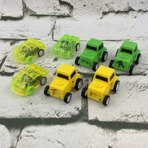 Small Pullback Cars Lot Of 7 Green Yellow Translucent - $9.89