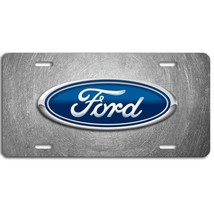 Ford auto vehicle art aluminum license plate car truck SUV dark metal gr... - £13.55 GBP