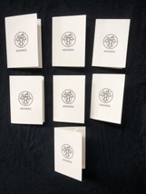 Hermes receipt holders cardstock lot of 7 white 5 1/8 X 3 5/8 inches - $415.25 MXN