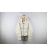 Fabletics Womens XL Distressed Cropped Fit Beatrix Puffer Jacket White H... - $94.71 CAD