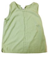 Women's Parisian Works Light Green Sleeveless Top Sz Small Tencel Lyocell Blend - £10.38 GBP