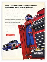 NASCAR Craftsman Truck Series Racing Sears Vintage 1999 Print Magazine Ad - $9.70