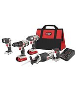 PORTER-CABLE 20V MAX* Cordless Drill Combo Kit, 4-Tool (PCCK615L4) - $349.01