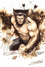 Sajad Shah SIGNED X-Men Marvel Comic Art Print ~ Wolverine - £27.47 GBP