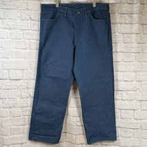 Jean Bleu Pour Homme Vintage Silver State Industries 40x30 En Denim Fonc... - $31.17
